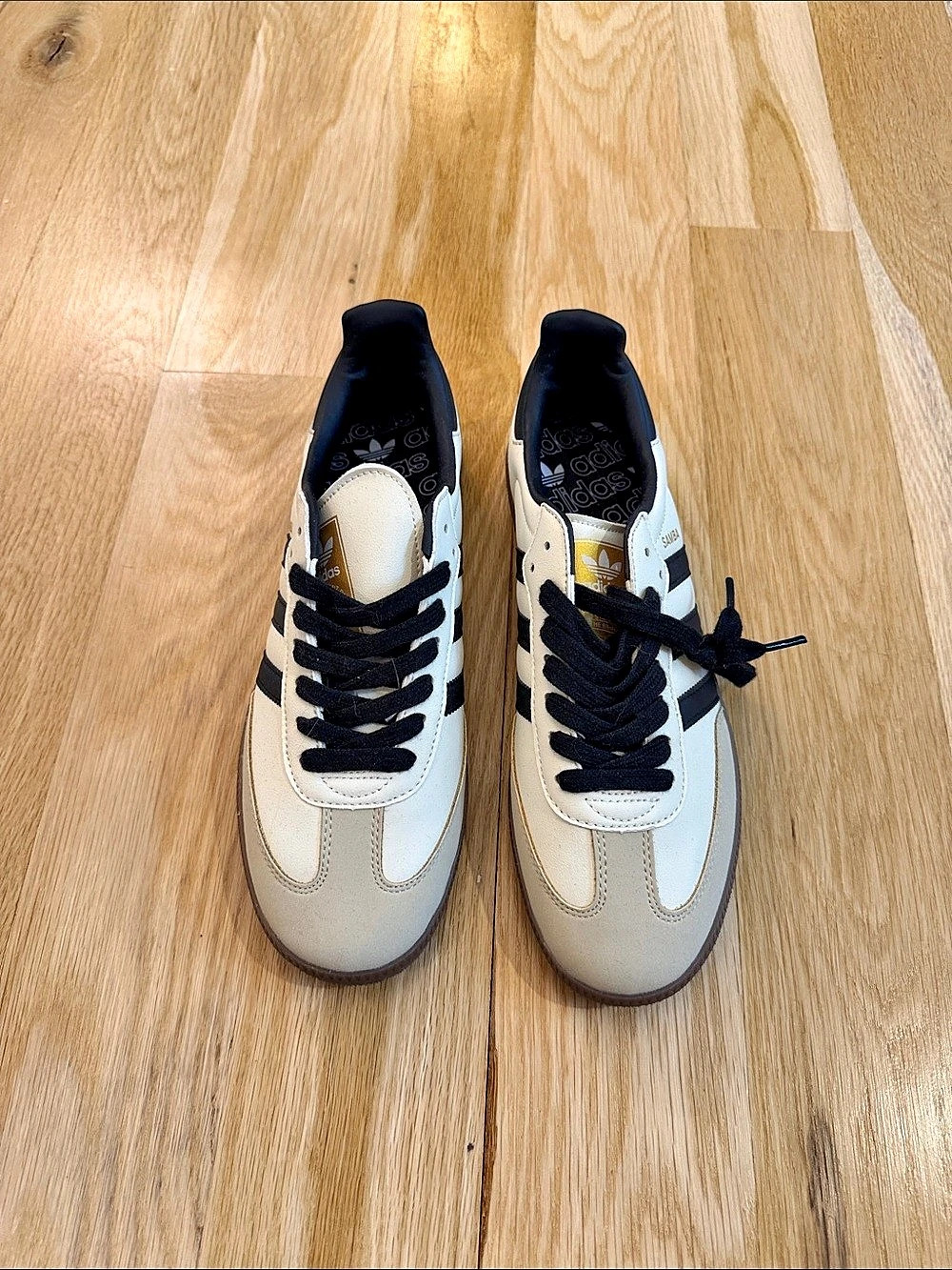 Adidas Samba OG Sneakers White & Black US 9  - Never Worn